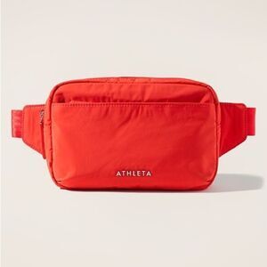 Athleta All About Crossbody Belt Bag | cardinal red